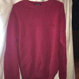Men’s Nautica maroon sweater. Sz medium